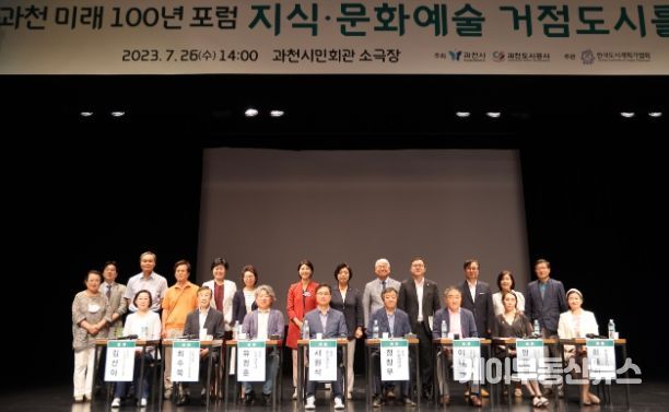 과천시, ‘지식‧문화예술도시’ 미래 100년 비전 ‘밑그림’…전문가와 시민 함께 참여하는 포럼 개최