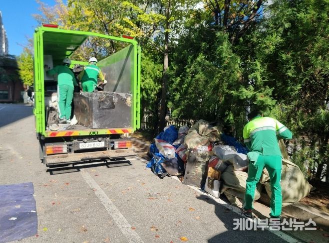 수원시 권선구 화재현장 피해 복구 위한 합동 대청소 실시
