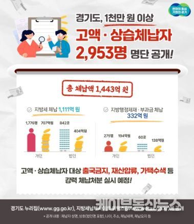 상습체납자 명단공개