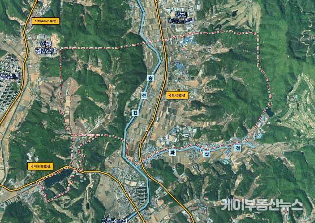 용인 이동남사 첨단 시스템반도체 국가산업단지 위치도