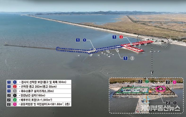 사업계획도(평면도)_화성 매향항 어촌신활력증진사업
