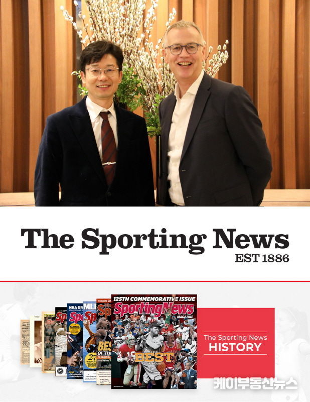 TSN KOREA 김용두 회장과 TSN 그룹 존글리셔 회장 / TSN KOREA 제공