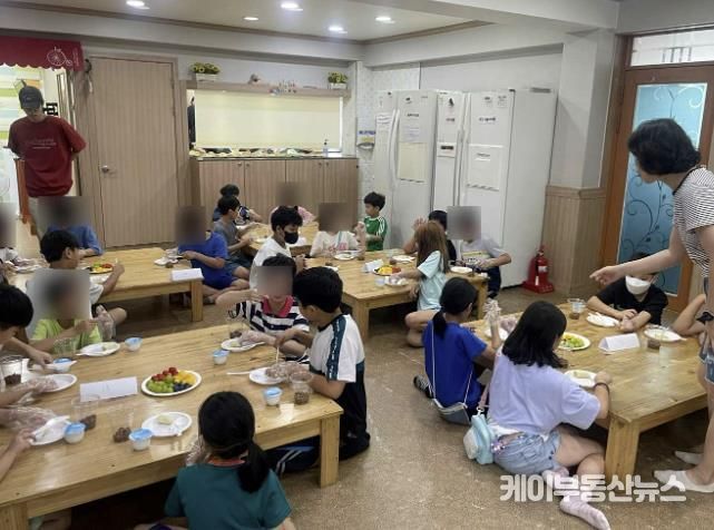 조리실습하는 모습