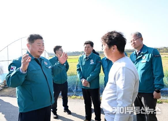 김경일 파주시장, 대남확성기 소음 피해 대성동 마을 방문