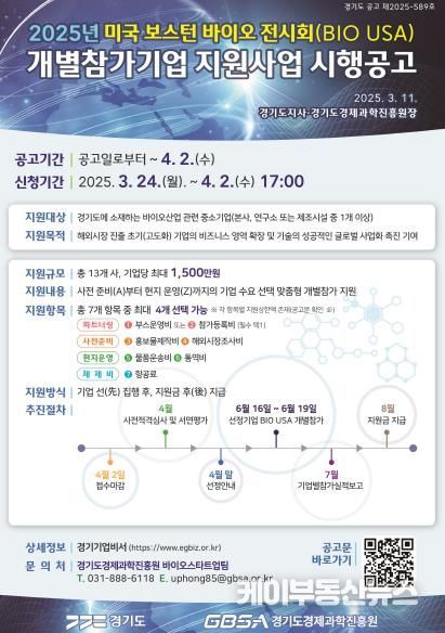 (포스터)BIO USA 참가기업 모집