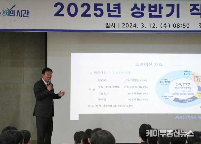 임상오 경기도의회 안전행정위원장, 파주소방서 직원 대상 특별강연