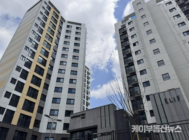 준공된 삼두아파트은영빌라 가로주택정비사업 전경.