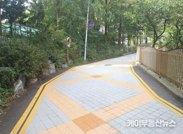 용인특례시 수지구 심곡초 인근 보행자 우선도로 조성