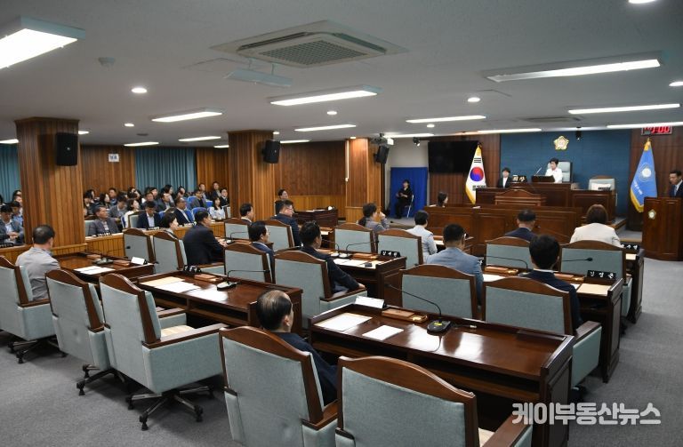 미추홀구의회, 제291회 임시회 개회 … 주요 안건 심의 본격 돌입