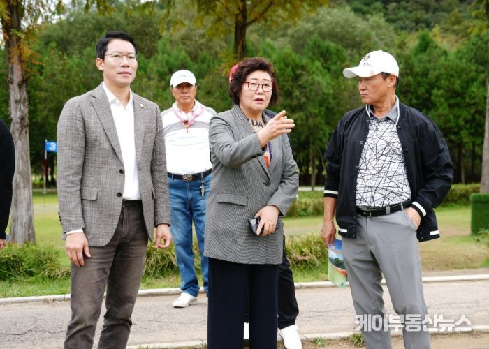 포천시의회, 화천군 파크골프장 벤치마킹 실시