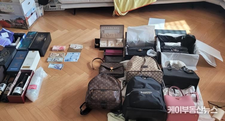 용인특례시가 고액체납자를 대상으로 고강도 징수활동을 펼쳐 징수한 물품들