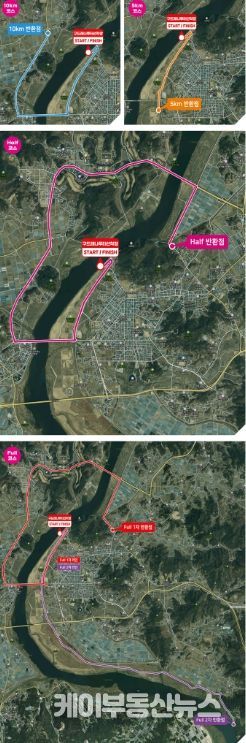 제14회 부여 굿뜨래 마라톤대회 코스