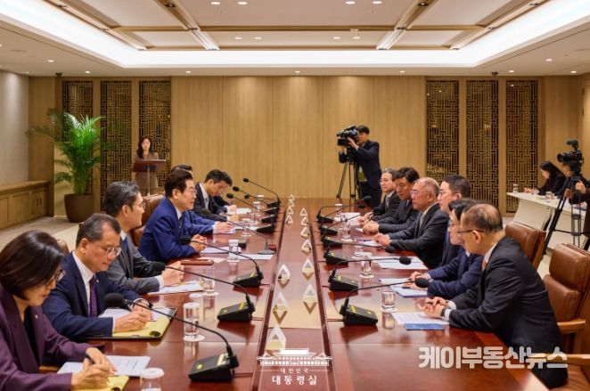 한미 관세협상 후속 민관 합동회의(대통령실)