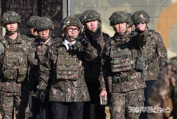 김민석 국무총리 육군 제9보병사단 방문