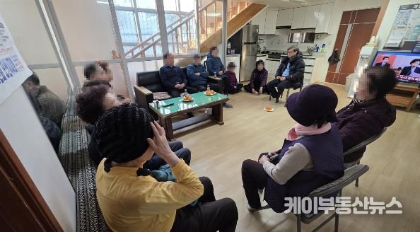 1월23일 시립원동 경로당 순회방문 모습