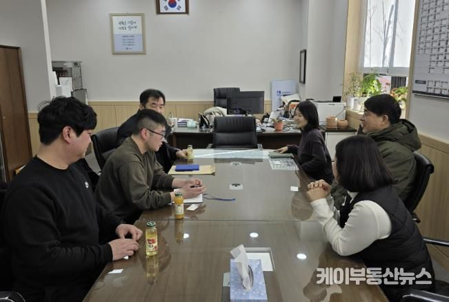 수원시 장안구 영화동, 생활폐기물 수집·운반 대행업체 간담회 실시