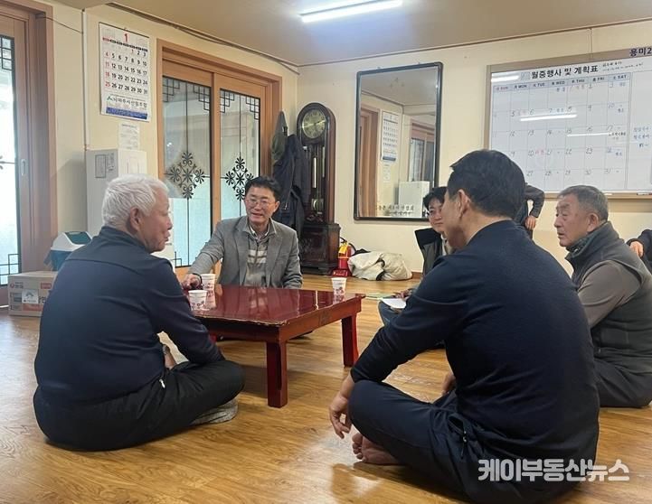 이재욱 파주시 광탄면장, 신년 맞이 경로당 33개소 순회 방문