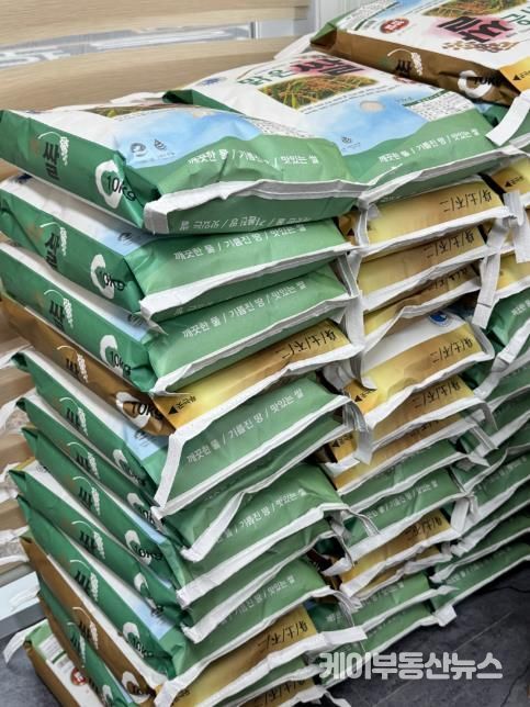 이름 없이 전해진 15년의 온기, 평택시 오성면에 쌀 50포 전달