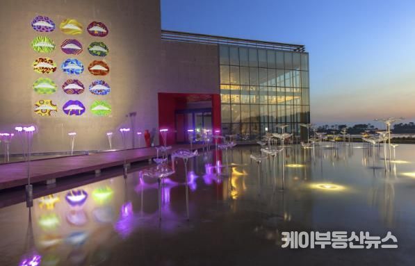 유리섬박물관 전경.