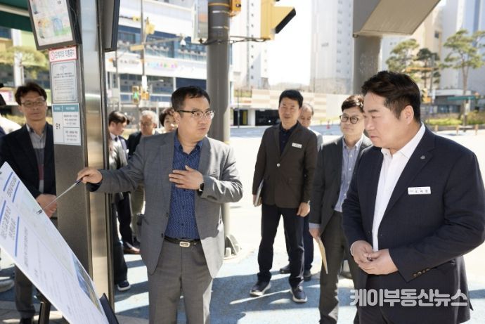 배방읍 세교리 이순신초·고등학교 일원 현장점검